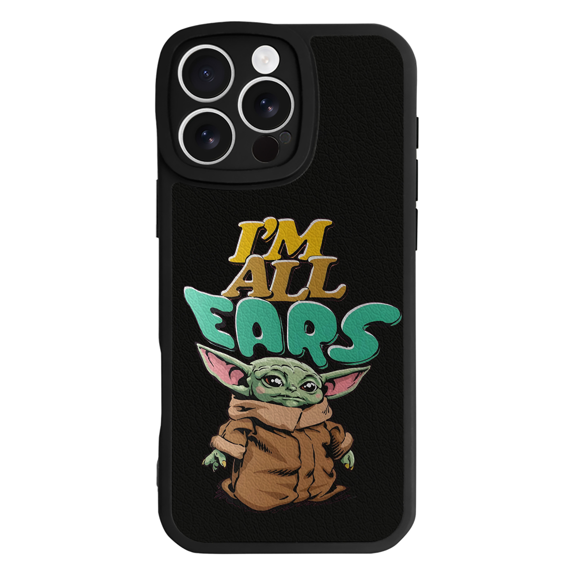 （画像用） スター・ウォーズ Star Wars 【iPhone 16シリーズ対応】シリコンスマホケース（レザー調） 材質：シリコン